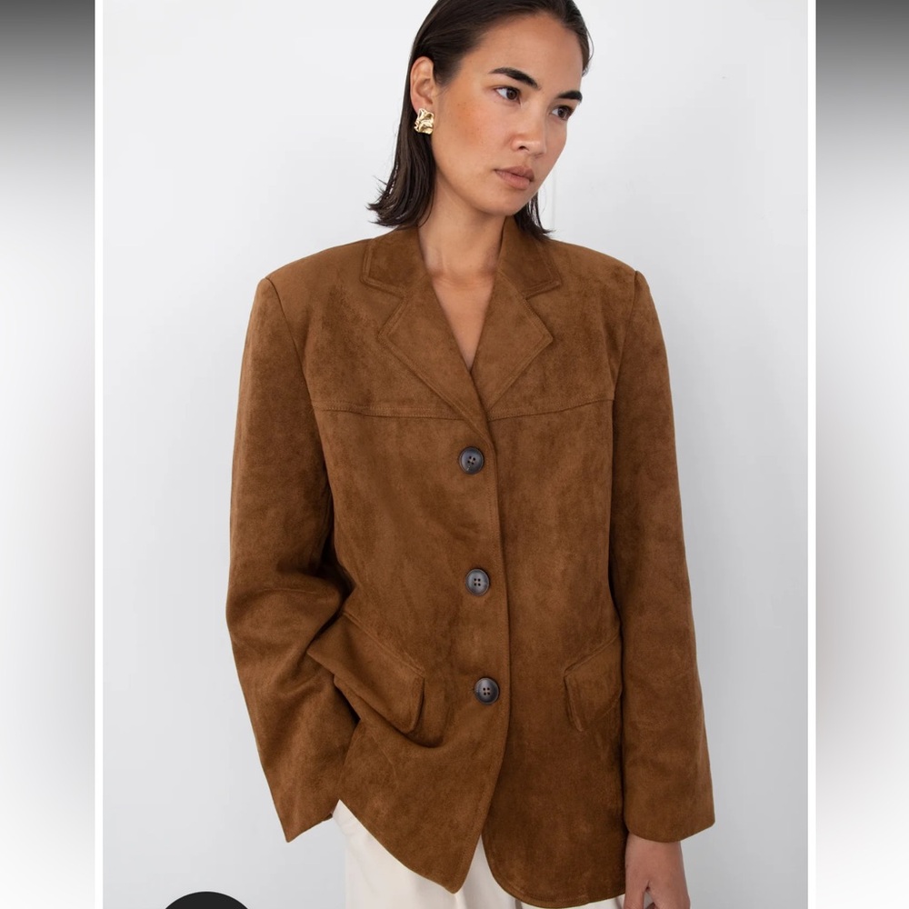 Brand new: Vegan Suede Blazer by Oak and Fort